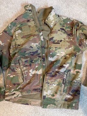 Multi-cam weather resistant jacket